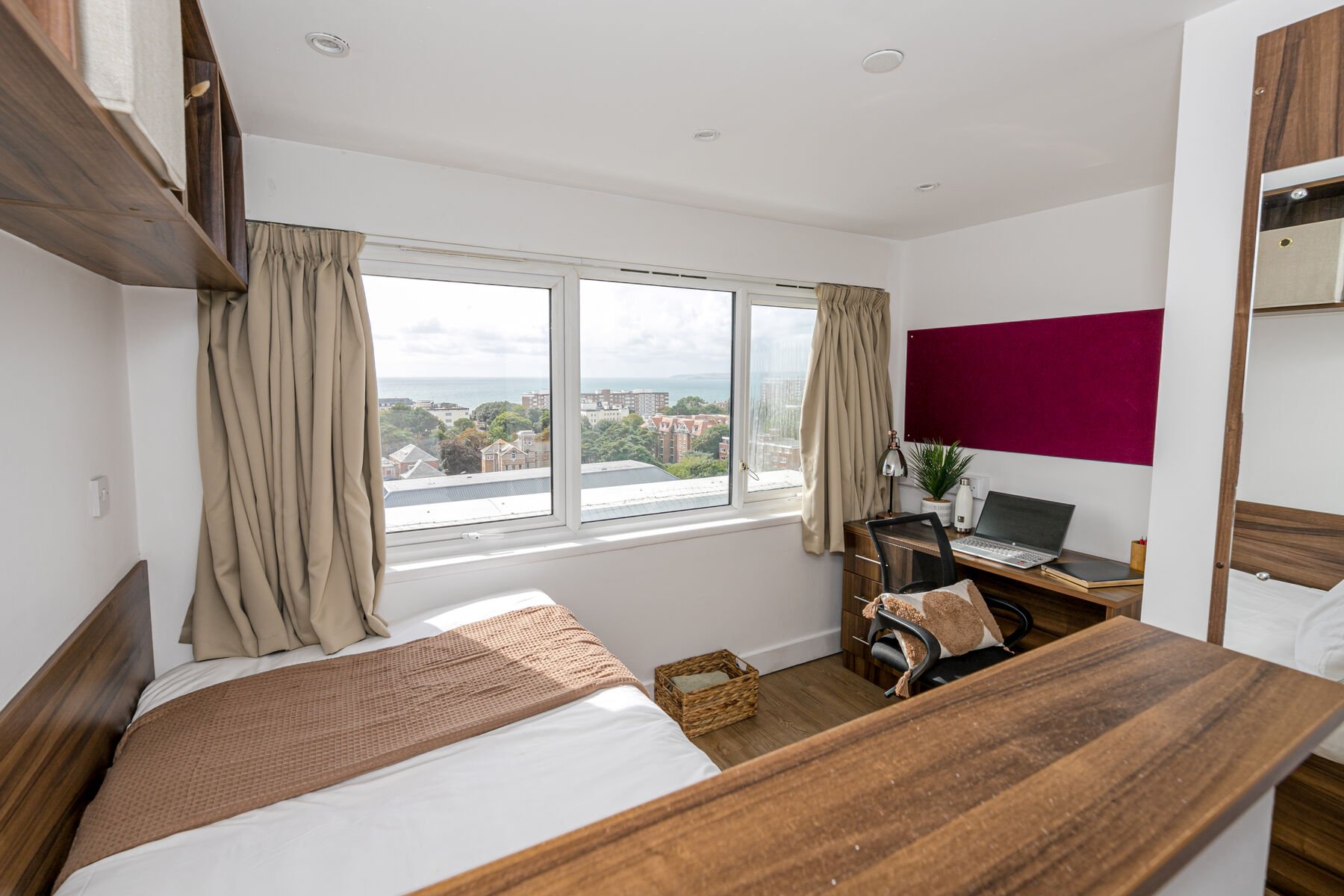 Bedroom at Lulworth Student Accommodation