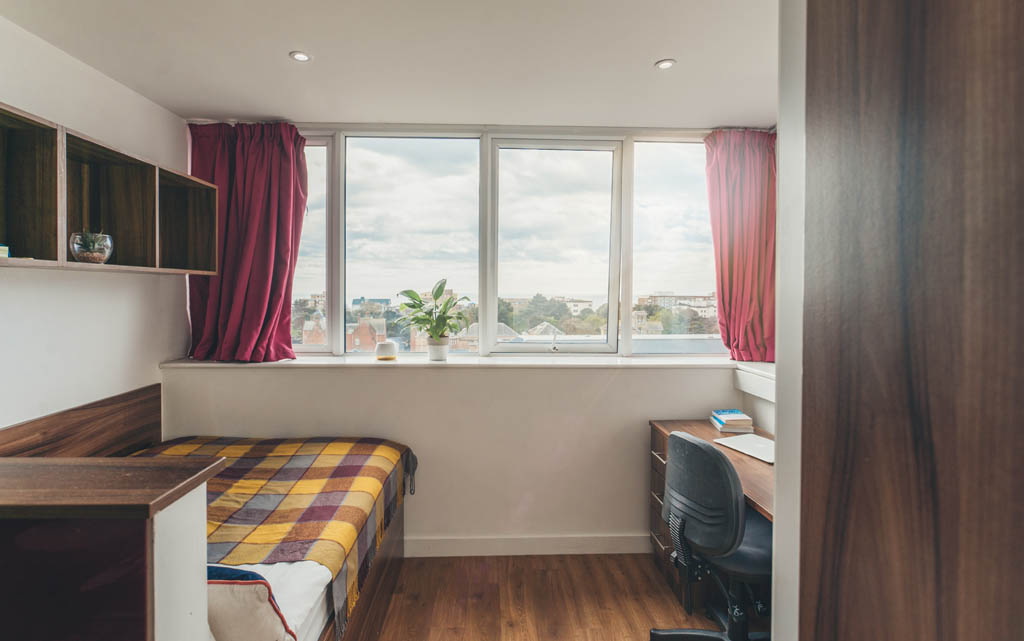 lulworth-student-accommodation-bournemouth-bedroom-view-1