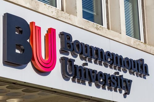 Bournemouth University Sign